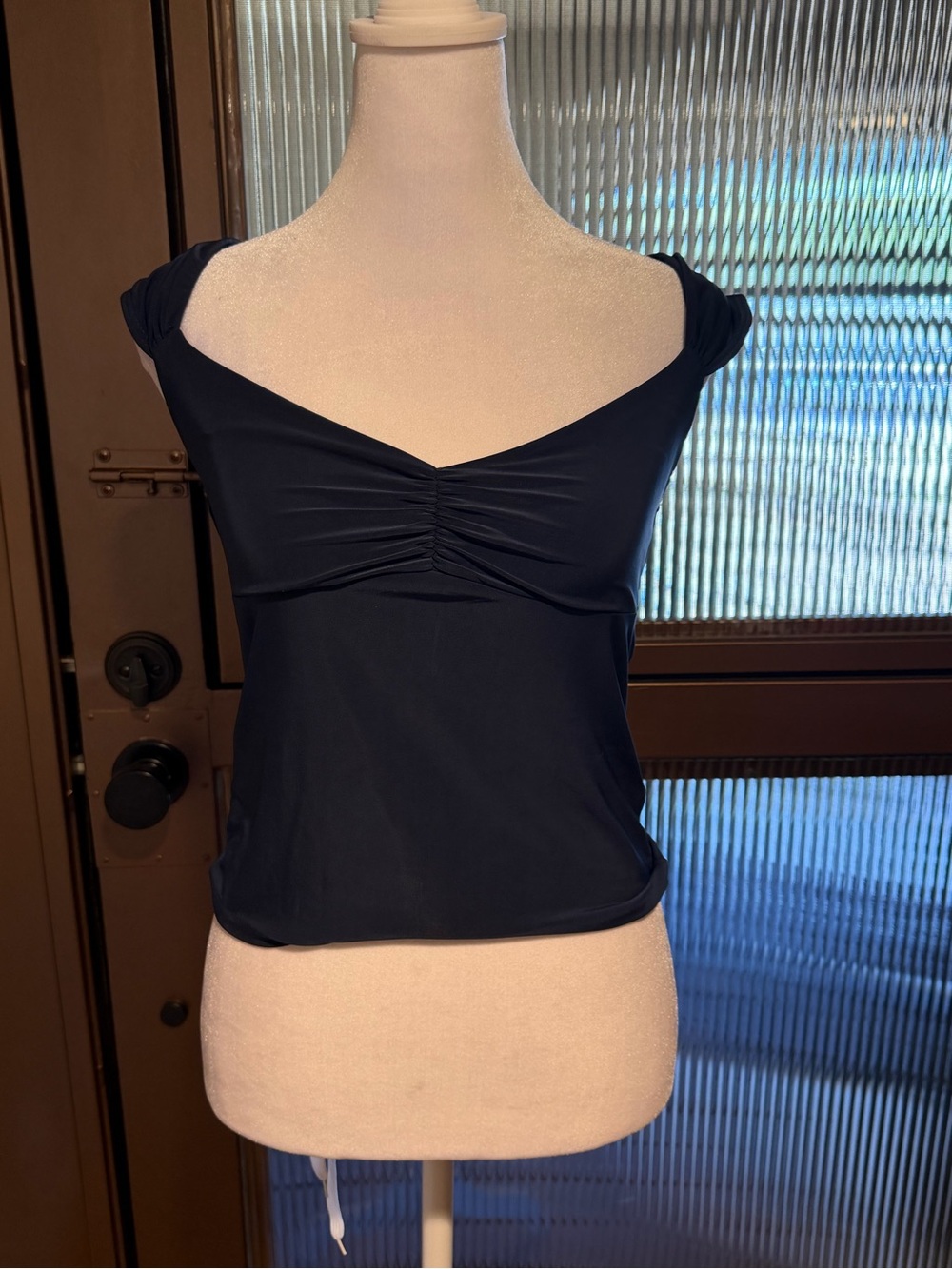 Tilly's Navy Cropped Tank Top